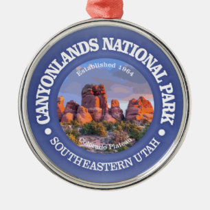 Canyonlands NP (rd) 2 Ornament Aus Metall