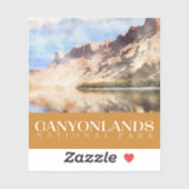 Canyonlands Sticker, Nationalpark Decal Aufkleber (Blatt)