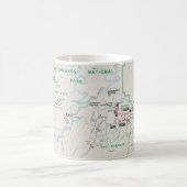 Canyonlands (Utah) Karten-Tasse Kaffeetasse (Mittel)