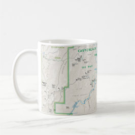 Canyonlands (Utah) Karten-Tasse Kaffeetasse
