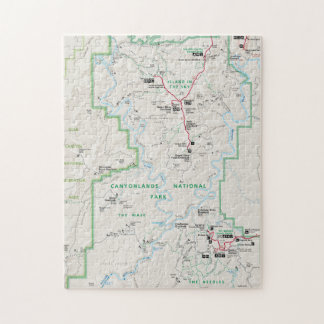 Canyonlands (Utah) Kartenpuzzle Puzzle