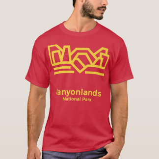 Canyonlands Utah Minimalistisch Retro Graphic 98  T-Shirt