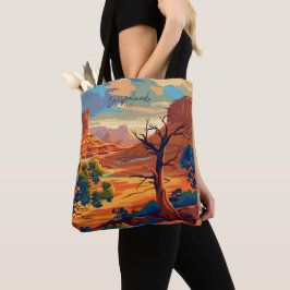 Canyonlands Utah Vintage Kunstreise zur Alp Piazza Tasche
