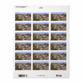 Canyonlands View from Cave Springs Trail Adressaufkleber (Vorne)