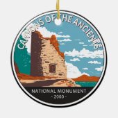 Canyons des antiken Nationalmonumentzirkels Keramik Ornament (Hinten)