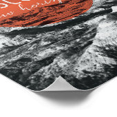 Canyons | Discover New Horizons Quote Poster (Ecke)