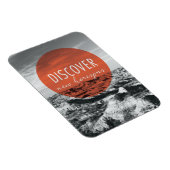 Canyons | Zitat zu neuen Horizonten entdecken Magnet (Rechte Seite)