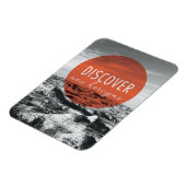 Canyons | Zitat zu neuen Horizonten entdecken Magnet (Linke Seite)