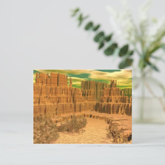 Canyonskleidung Postkarte (Stehend Vorderseite)