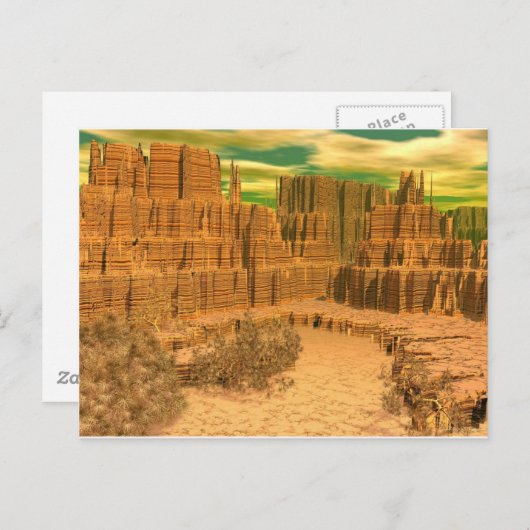 Canyonskleidung Postkarte (Vorne/Hinten)