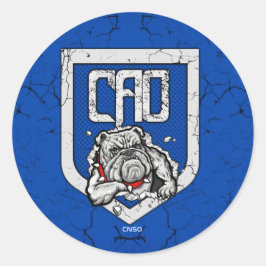 CAO-AUFKLEBER RUNDER AUFKLEBER