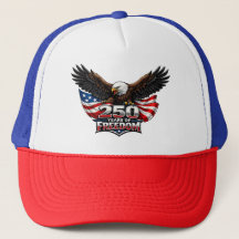 Cap 250. Unabhängigkeitstag American Eagle Trucker