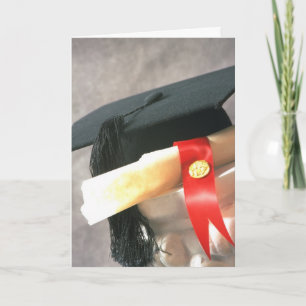 Cap and Diploma Abschluss Card Karte