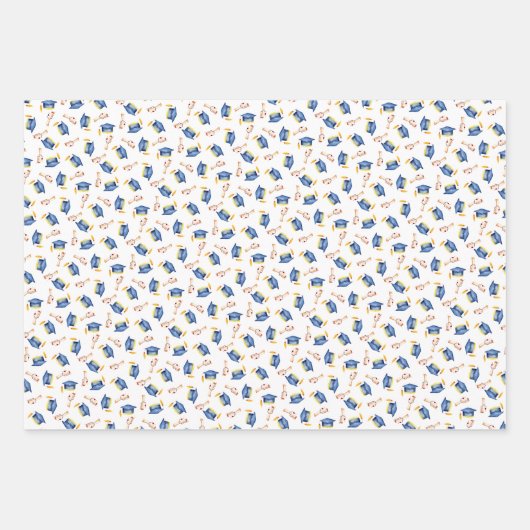Cap and Diploma Abschluss Geschenkpapier Set (Vorderseite 2)