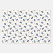 Cap and Diploma Abschluss Geschenkpapier Set (Vorderseite)