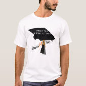 Cap and Diploma Class of 2025 Abschluss T-Shirt (Vorderseite)