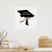 Cap and Diploma Class of 2026 Abschluss Poster (Küche)