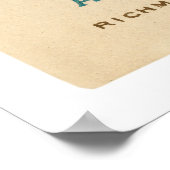 Cap Anson Baseball Card 1887 Poster (Ecke)