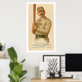 Cap Anson Baseball Card 1887 Poster (Heimbüro)