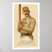 Cap Anson Baseball Card 1887 Poster (Vorne)