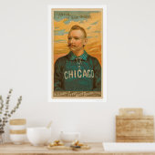 Cap Anson Baseball Card 1888 Poster (Küche)