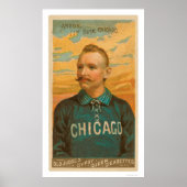 Cap Anson Baseball Card 1888 Poster (Vorne)