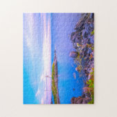 Cap Auget Lighthouse Nova Scotia. Puzzle (Vertikal)