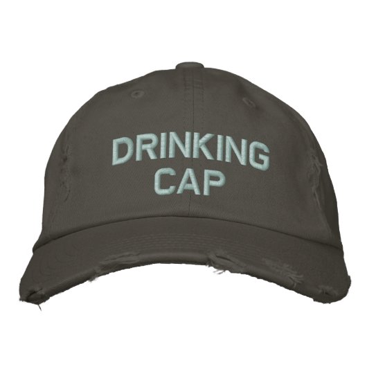 Cap Baseballhut trinken Bestickte Kappe (Vorderseite)