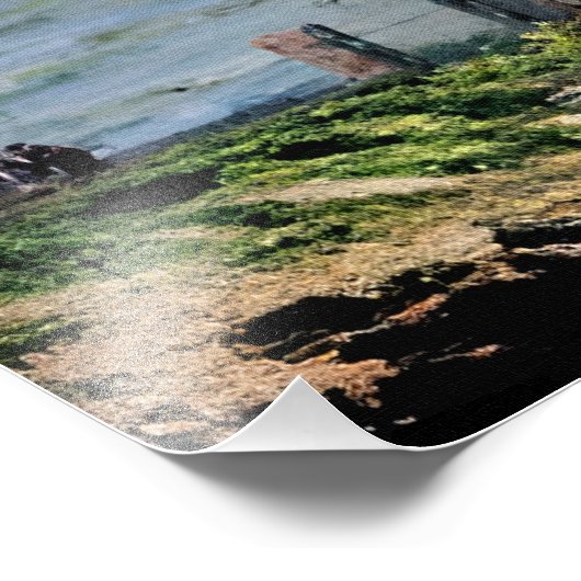 Cap d'Antibes Fotodruck (Ecke)