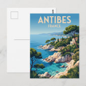 Cap d'Antibes Frankreich Postkarte (Vorne/Hinten)