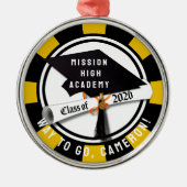 Cap Diploma Class 2026 Abschluss Ornament Aus Metall (Vorne)