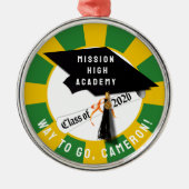 Cap Diploma Class 2026 Abschluss Ornament Aus Metall (Vorne)