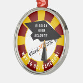 Cap Diploma Class 2026 Abschluss Ornament Aus Metall (Links)