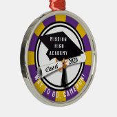 Cap Diploma Class 2026 Abschluss Ornament Aus Metall (Rechts)