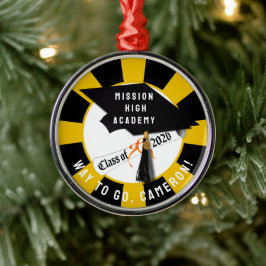 Cap Diploma Class 2026 Abschluss Ornament Aus Metall