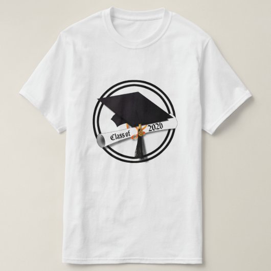 Cap Diploma Class 2026 Abschluss T-Shirt (Design vorne)