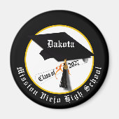 Cap Diploma Class of 2027 Graduation Magnet (Vorne)