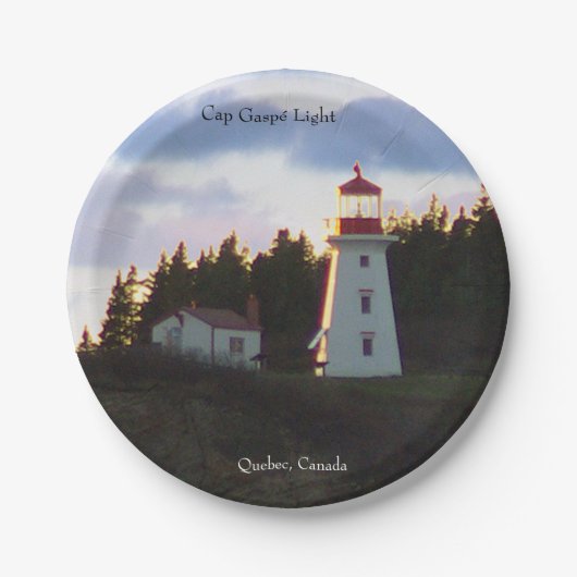 Cap Gasp Light Paper Platte Pappteller (Vorderseite)