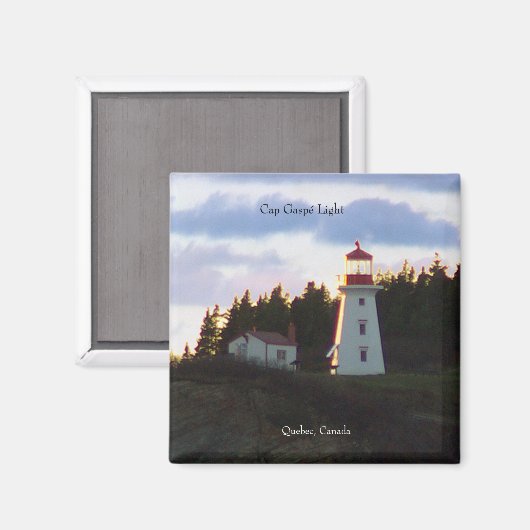 Cap Gaspe Light-Magnet Magnet (Vorderseite/Rückseite)