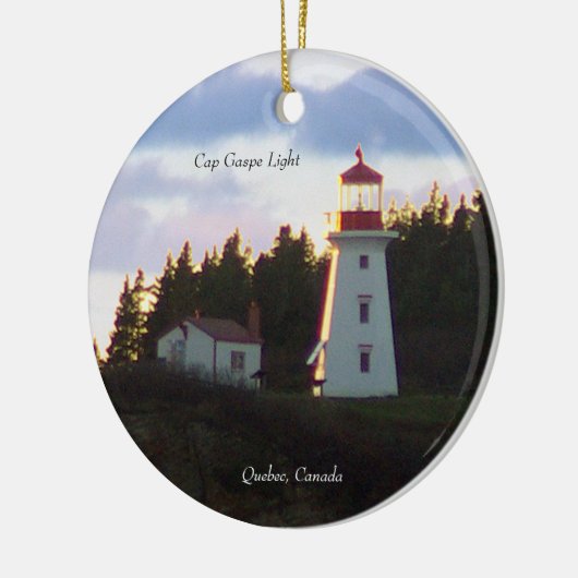 Cap Gaspe Light Ornament (Links)