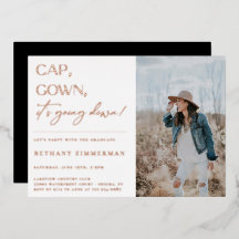 Cap Gown Es geht zur Absolventen-Party