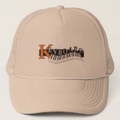 cap - hat " Keyboard"  print Truckerkappe (Vorderseite)