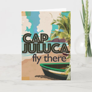 Cap Juluca Anguilla Vintager Urlaub Poster Feiertagskarte