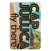 Cap Juluca Anguilla Vintager Urlaub Poster Magnet (Vertikal)