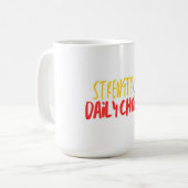 Cap – Modern Minimalist Inspirational Headwear Kaffeetasse (Vorderseite Links)