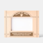 Cap N Tassel Stylish Arch 6x4L Abschluss Picture Geätzte Rahmen (Vorderseite)