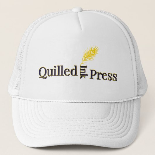 Cap - Quark Tinte - Druckpresse - Truckerkappe (Vorderseite)