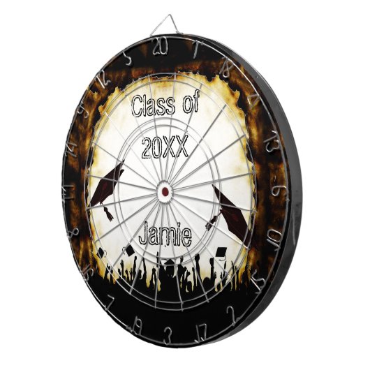 Cap Tossing Crowd Sheep Skin Abschluss Class Dartscheibe (Vorderseite rechts)