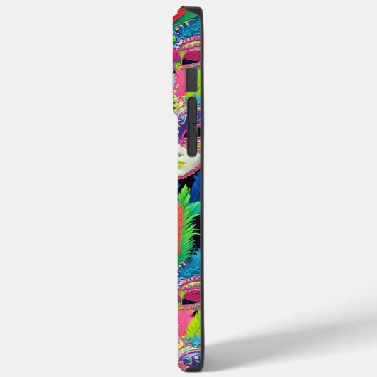 Capa de carnaval máscara  Case-Mate iPhone hülle (Rückseite / Links)