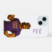 Capa De Iphone 15 Saint John FC. Hülle (Rückseite (Horizontal))